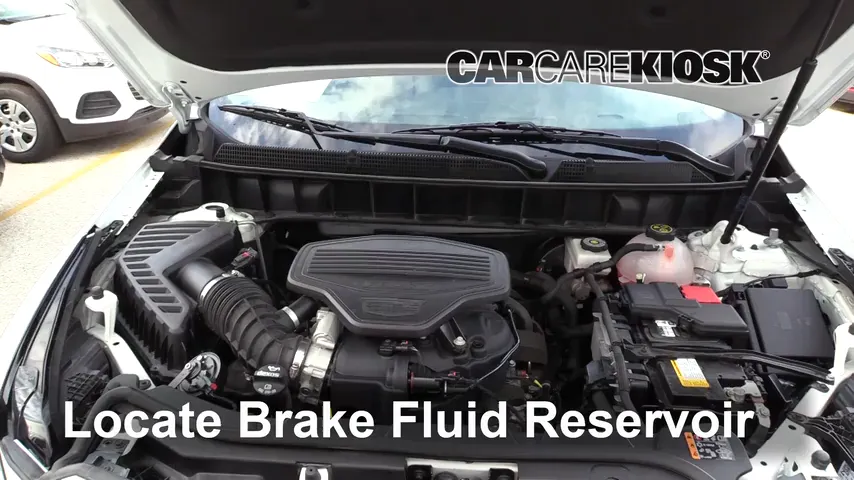 2018 Cadillac XT5 Premium Luxury 3.6L V6 Brake Fluid Add Fluid